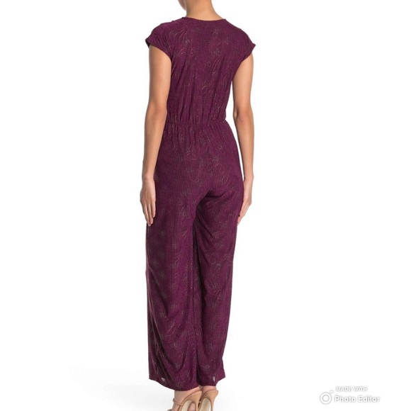 West Kei Metallic Dot Swirl Jumpsuit - Picture 2 of 7